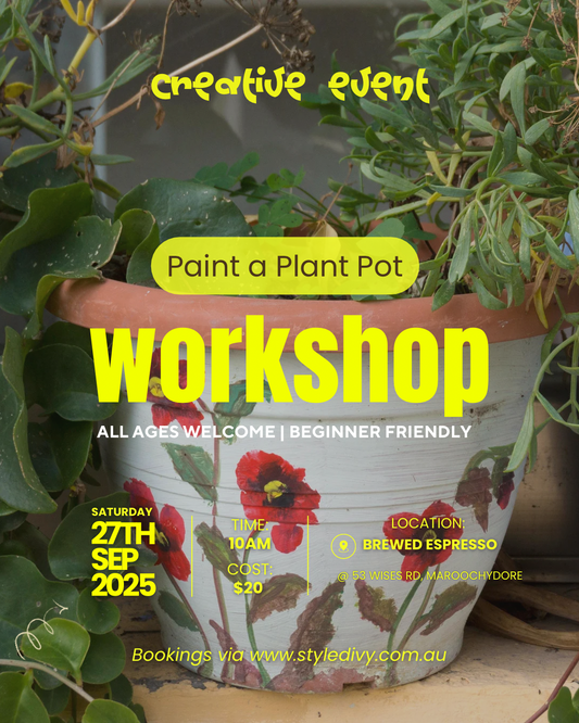 Paint a Plant Pot Workshop