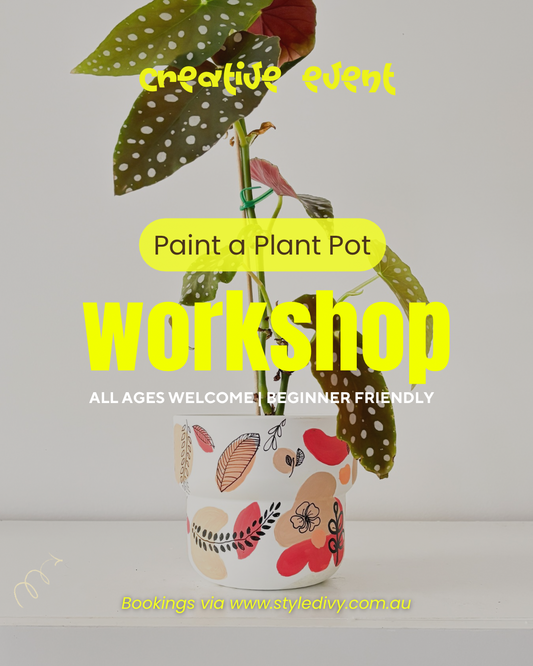 Paint a Plant Pot Workshop