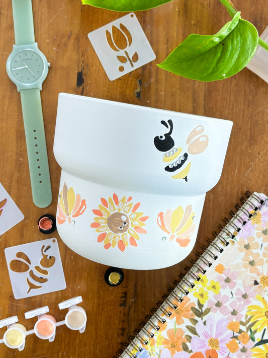 The Cosy Crafter - Pot Painting Kit